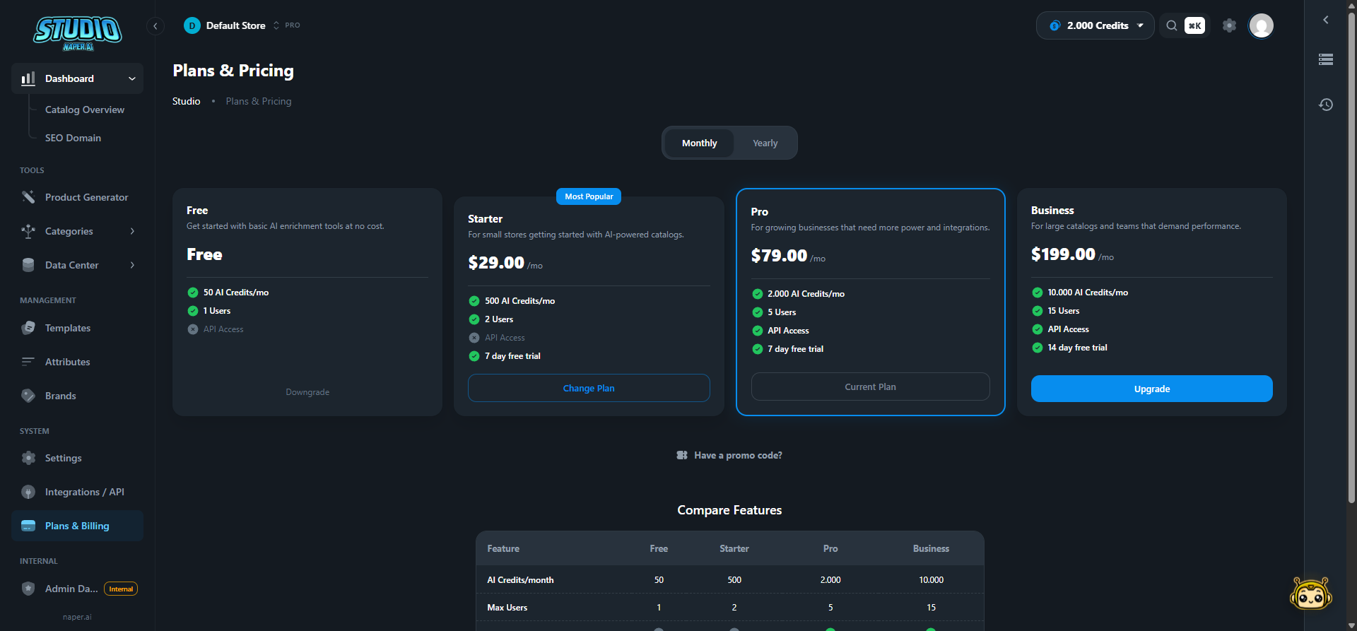 Shopify Billing